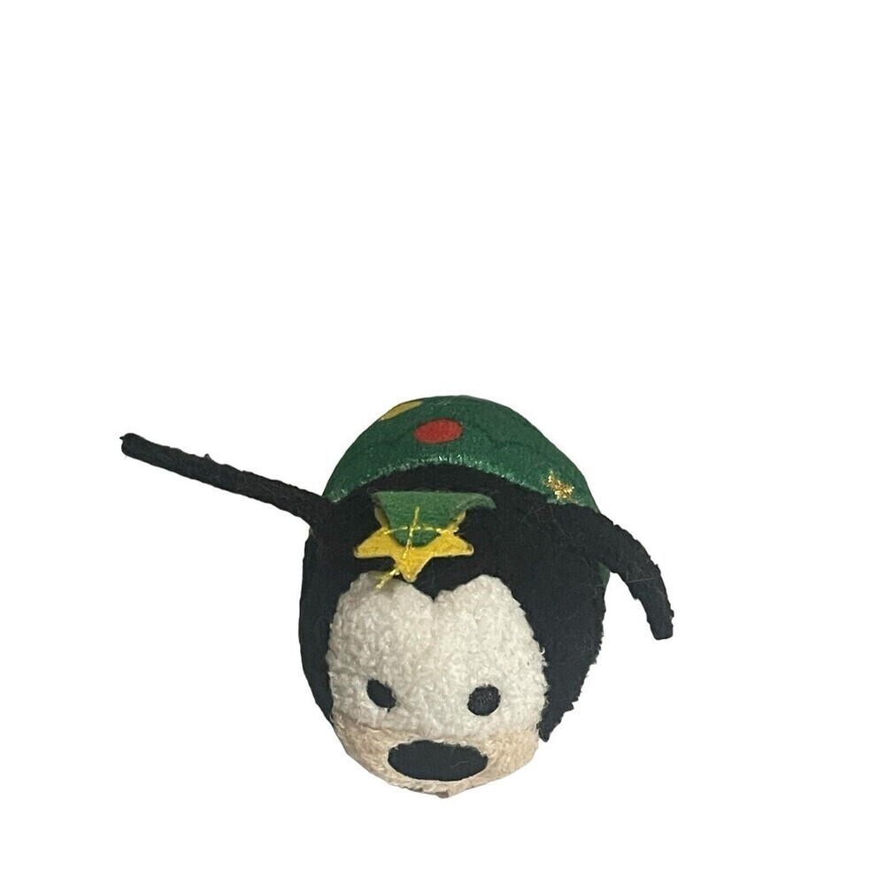 Disney 3.5" Mini Christmas Tree Holiday Goofy Plush Tsum Tsum - NEW with Tags